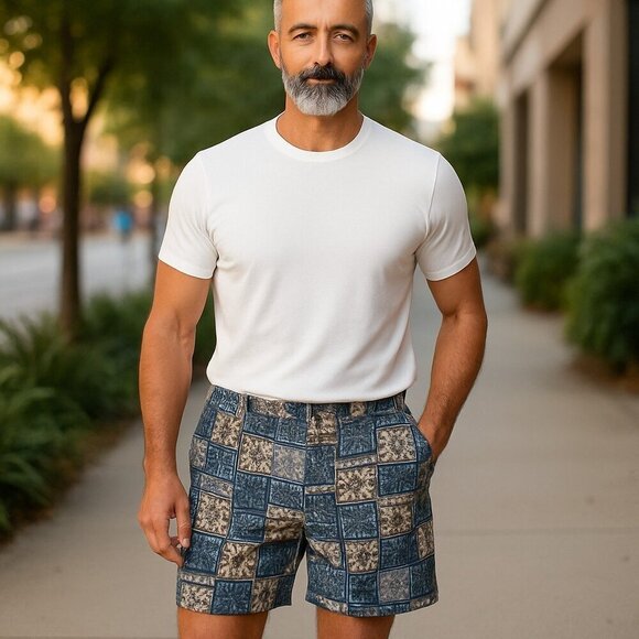𝅺islander Green Floral Beach Tropical Vacation Swim Trunks Board Shorts Size XL - Picture 1 of 5
